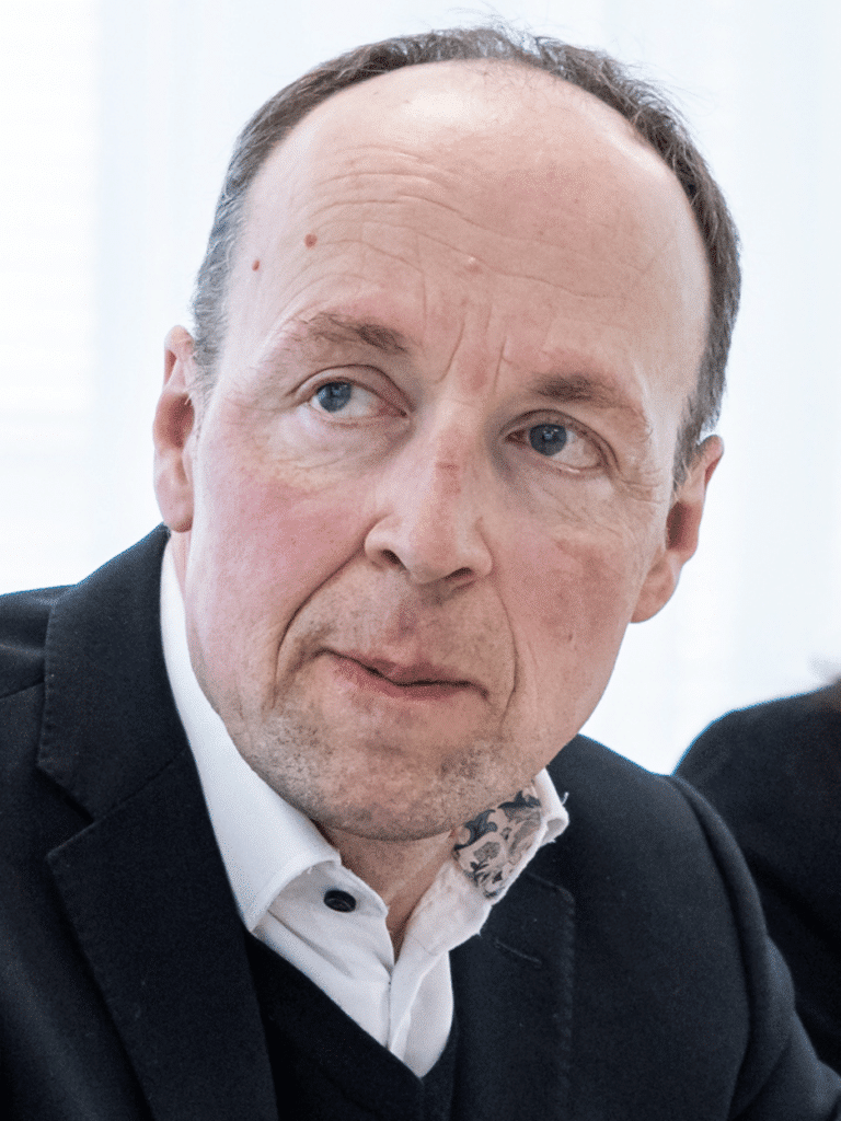 Perussuomalaisten poliitikko ja eduskunnan puhemies Jussi Halla-aho